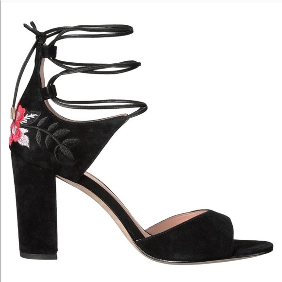 Kate spade embroidered heels - Picture 8 of 9